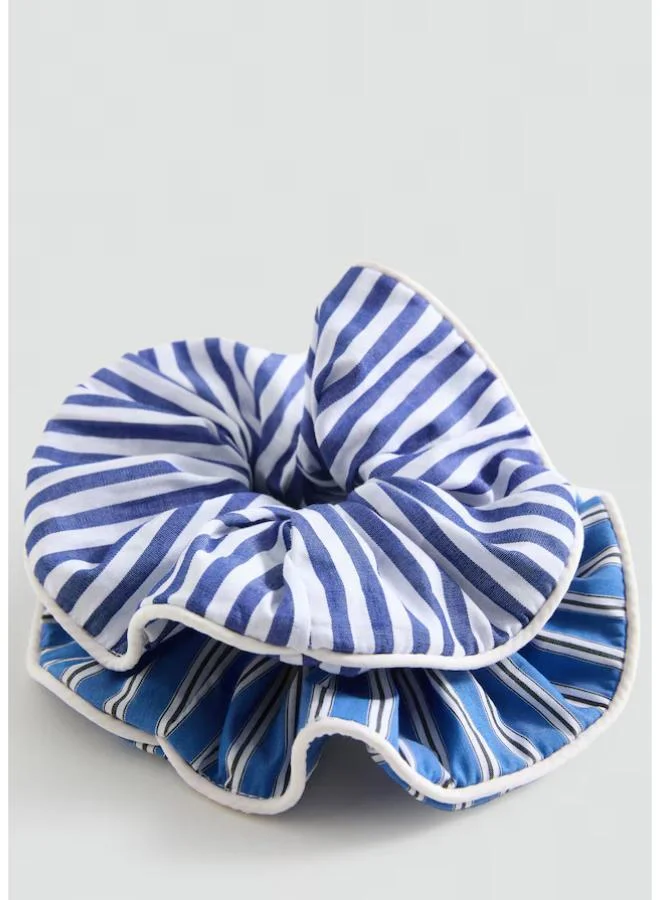 مانجو طقم ربطات شعر بطبعة (قطعتين)